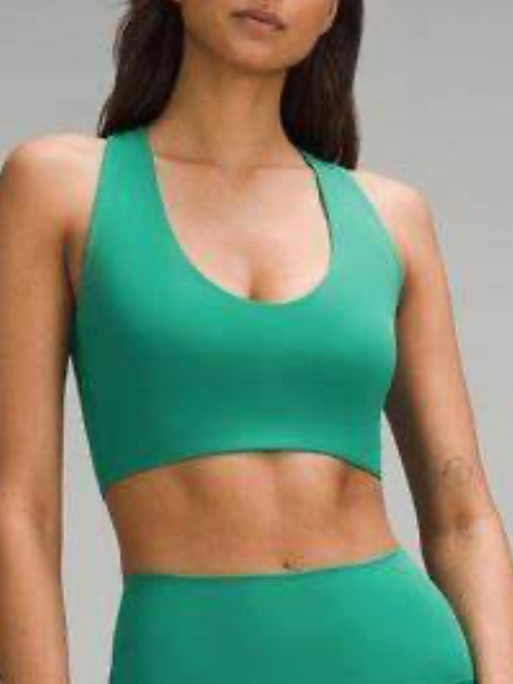 Lululemon Bend This Scoop and Square Green XS/S - Picture 2 of 2
